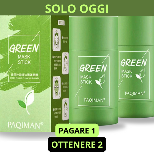PAGA 1 E OTTIENE 2 | Maschera all'argilla verde